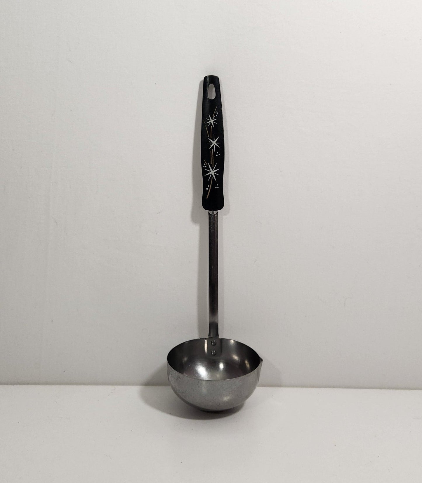 Vintage Ekco Stainless Steel Atomic Starburst Ladle
