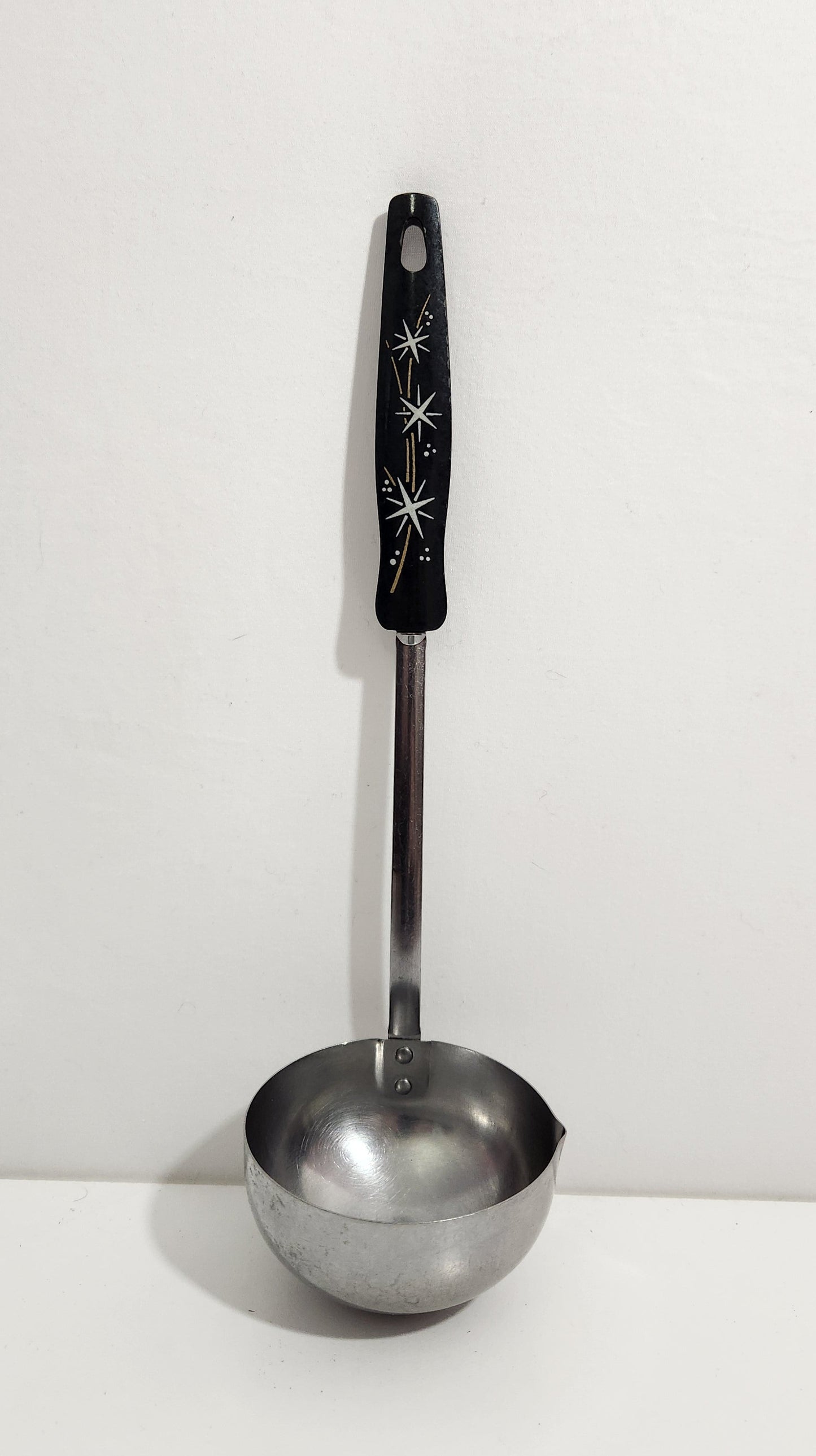 Vintage Ekco Stainless Steel Atomic Starburst Ladle
