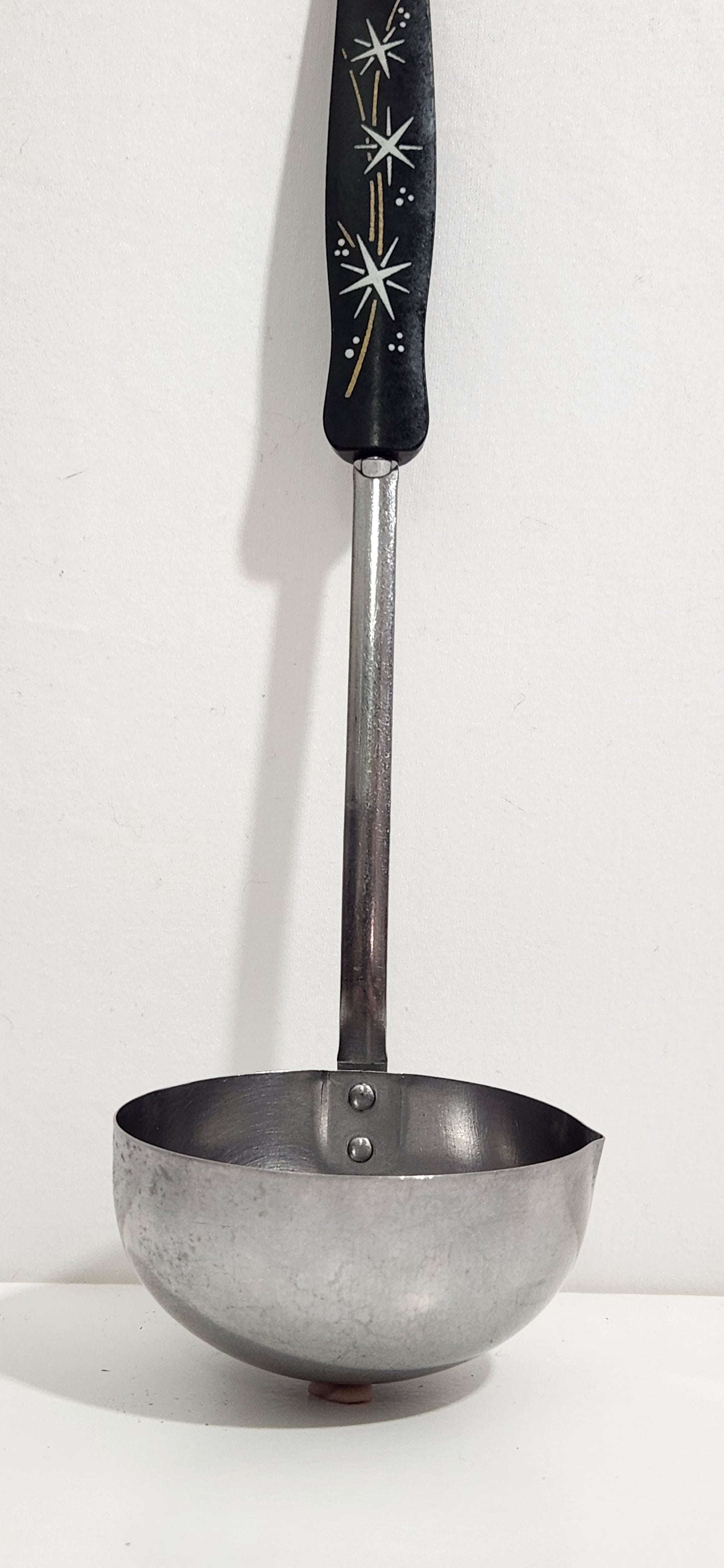 Vintage Ekco Stainless Steel Atomic Starburst Ladle