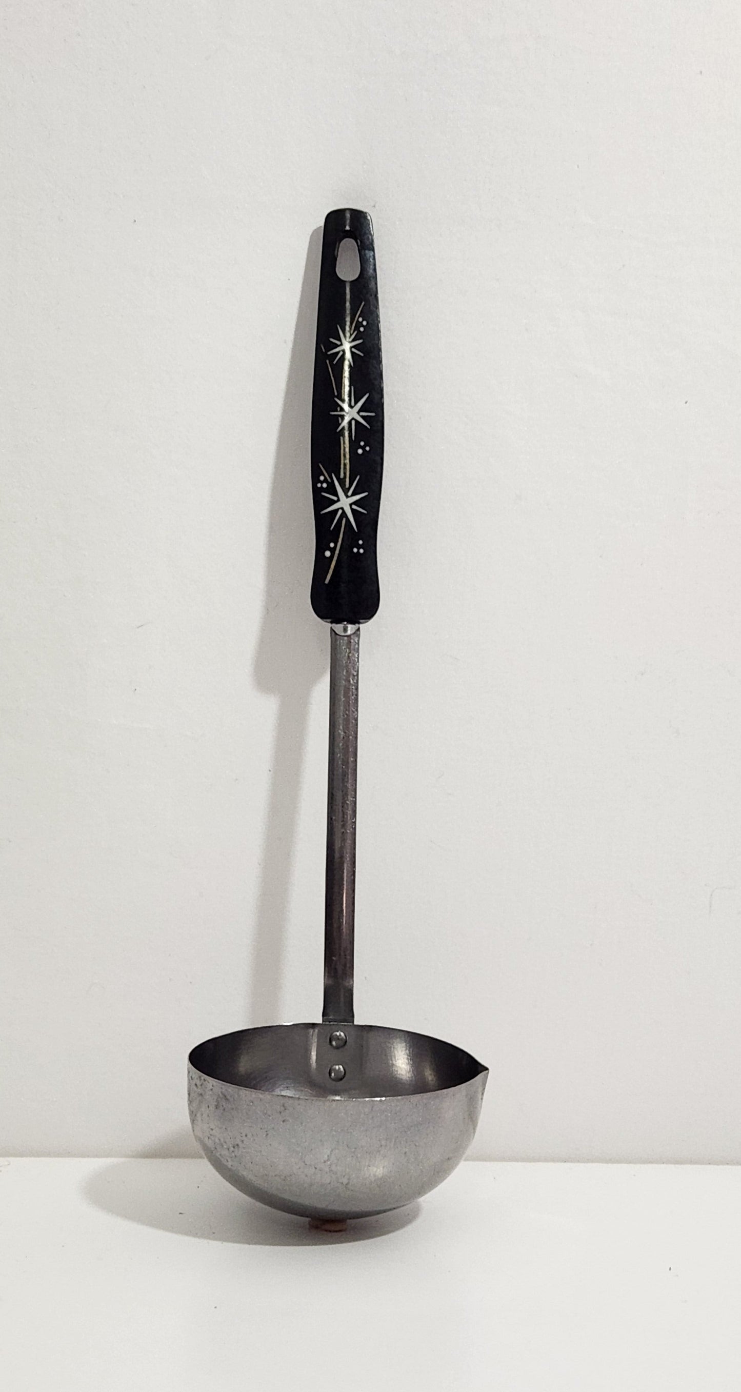 Vintage Ekco Stainless Steel Atomic Starburst Ladle