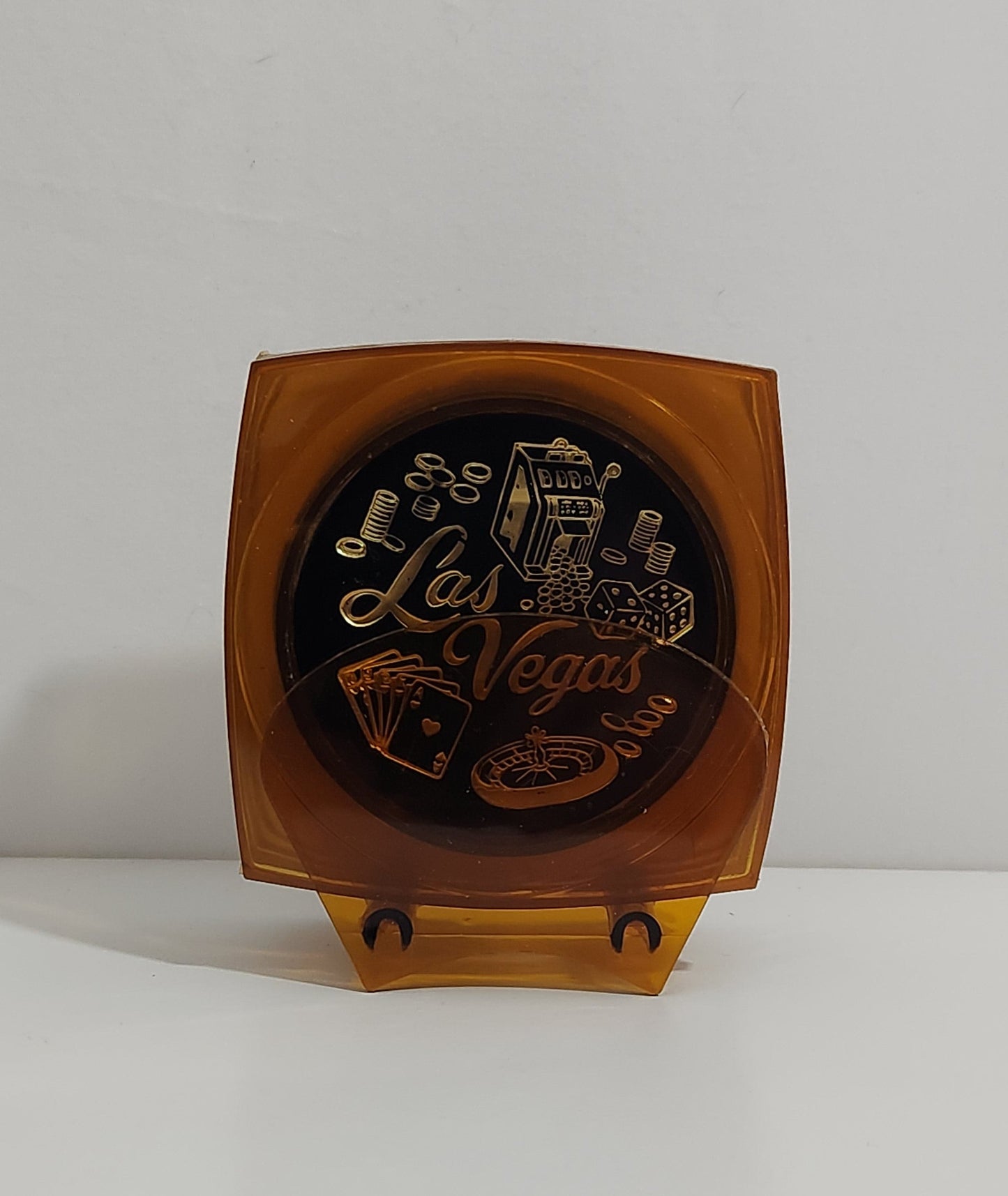 Las Vegas Memorabilia Plastic Coaster Set