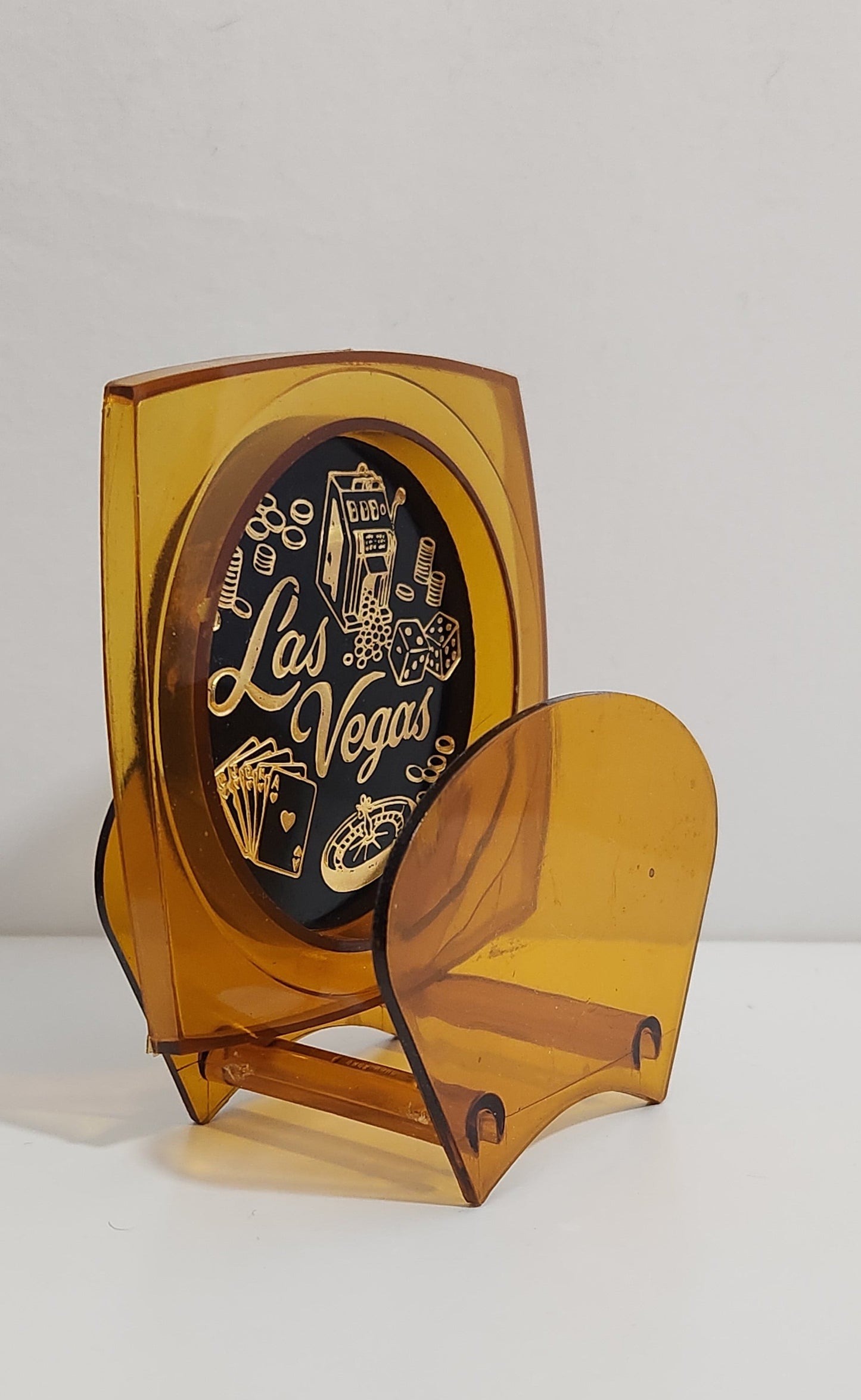 Las Vegas Memorabilia Plastic Coaster Set
