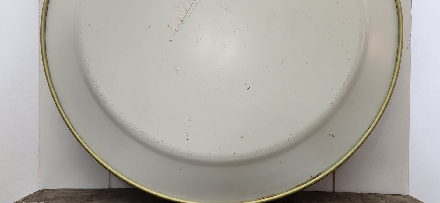 Vintage Maxey Floral Round Serving Tray
