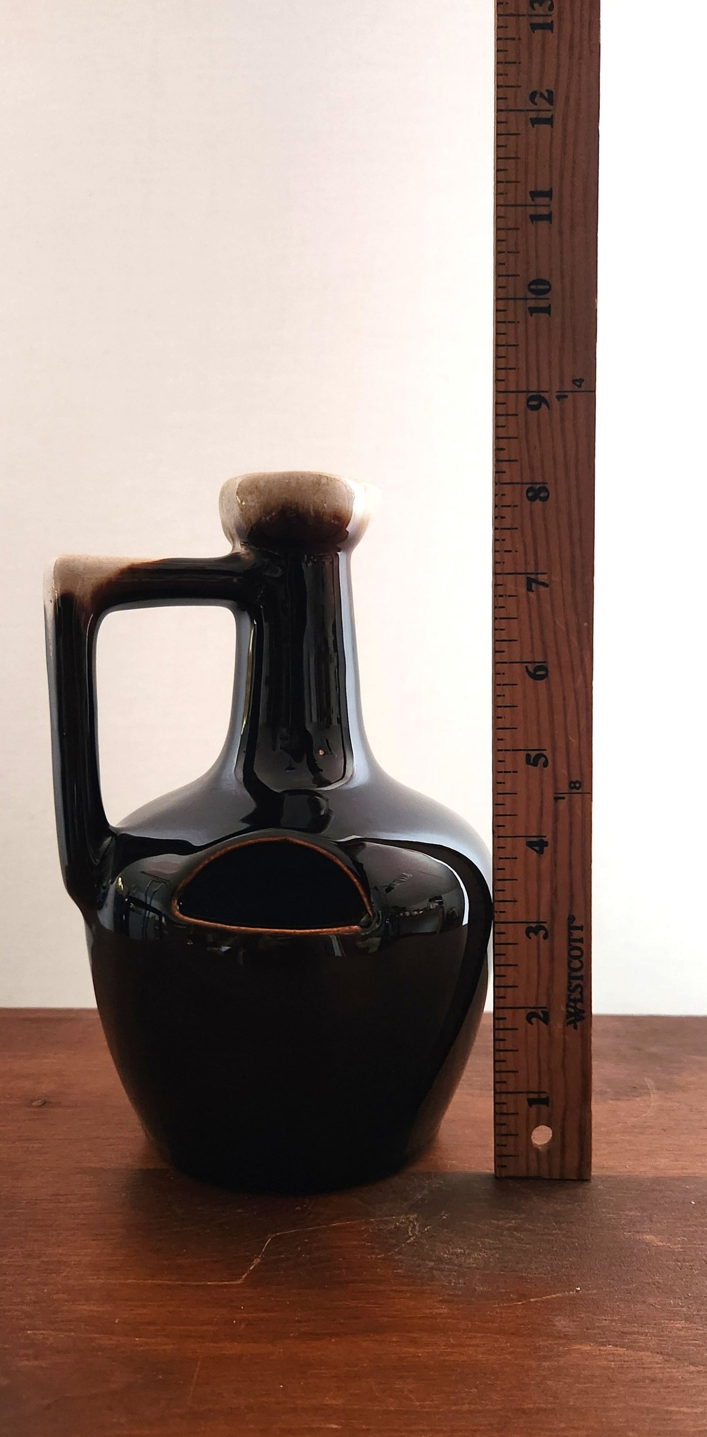 Vintage Stoneware Drip Glaze Strawberry Planter