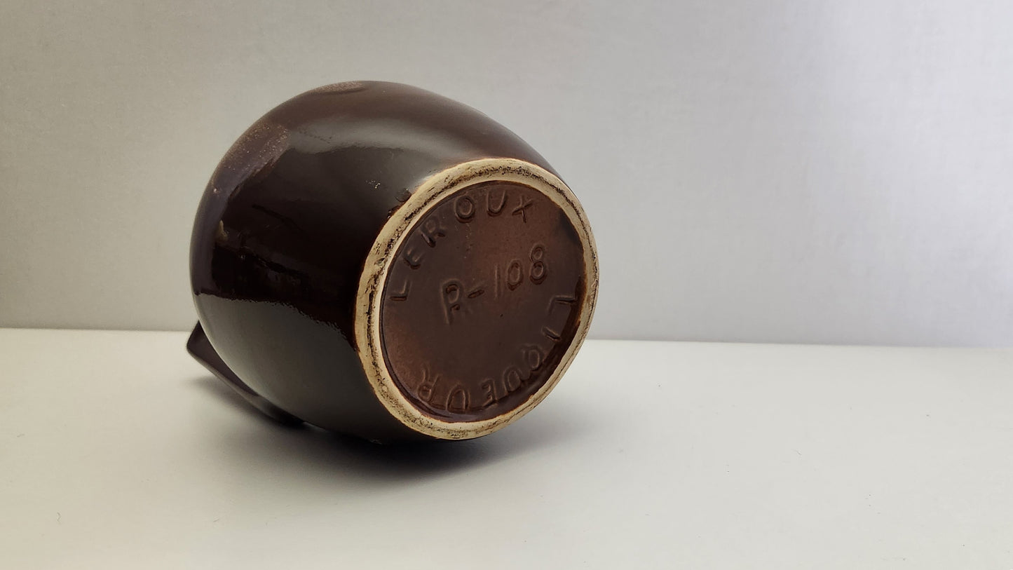 Vintage Leroux Liqueur Stoneware Decanter