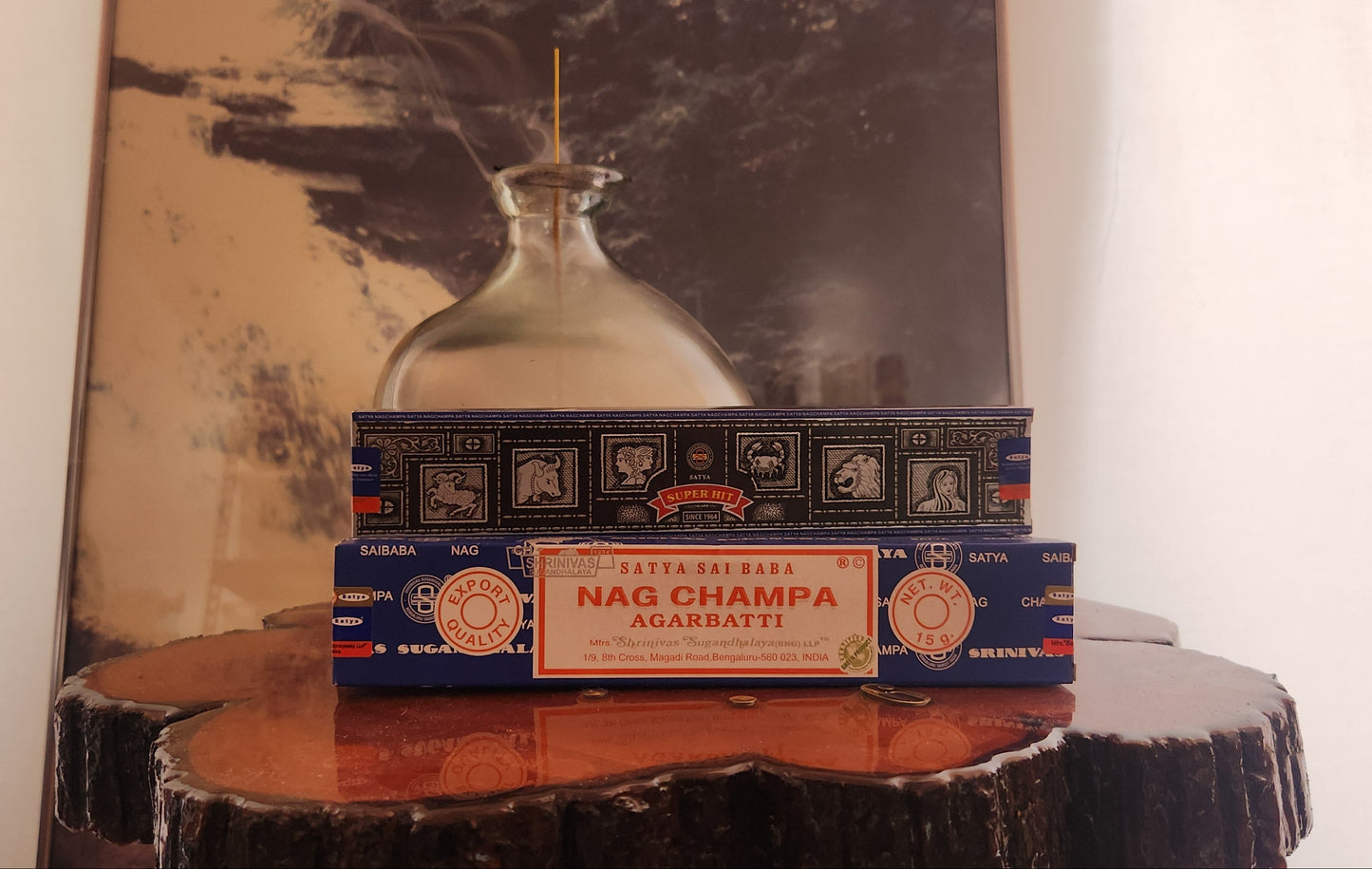 Nag Champa Incense Sticks (15 gram box)