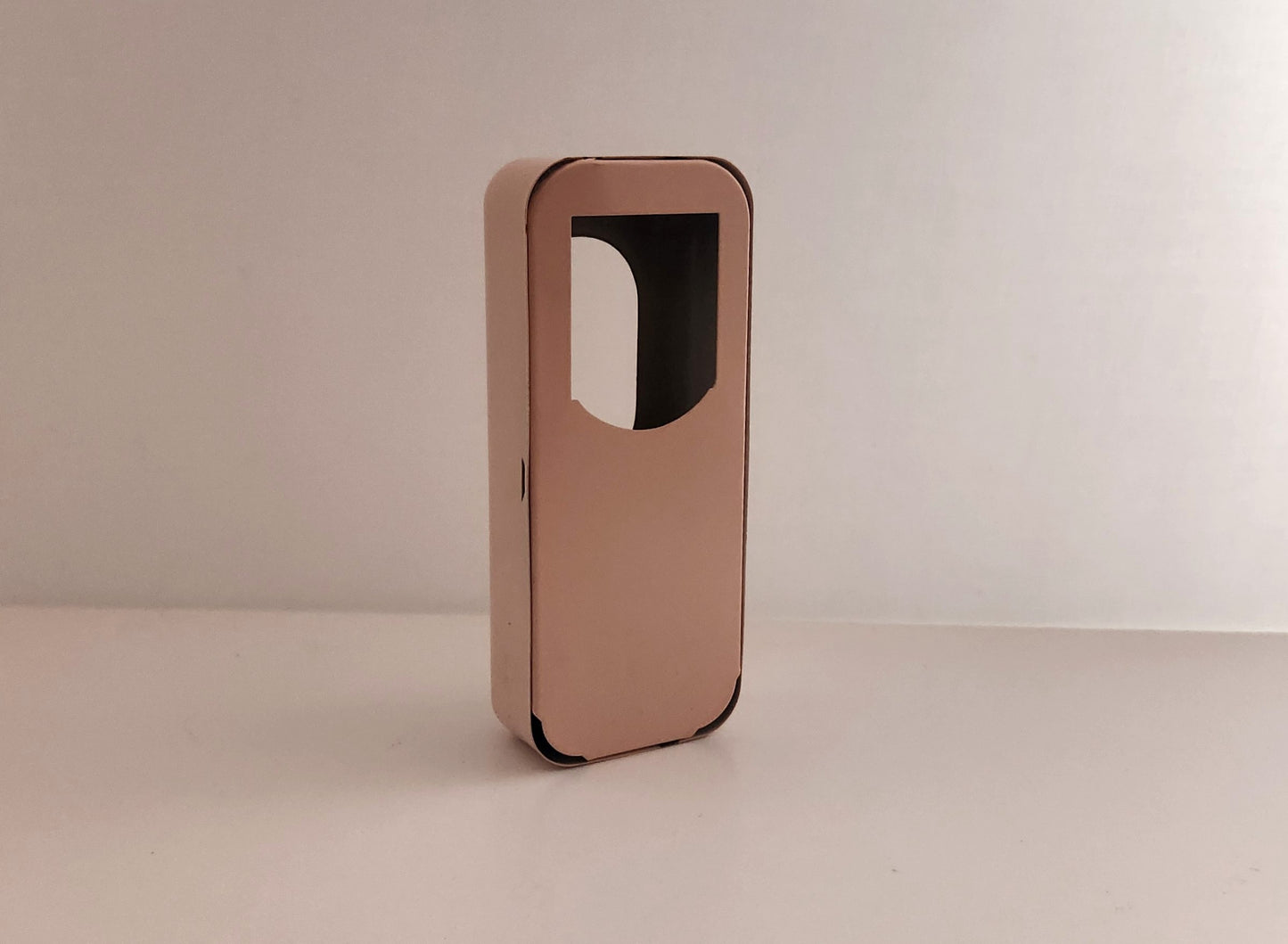 Vintage Akbilt Metal Wall Mount Bottle Opener and Cap Catcher - Pale Pink