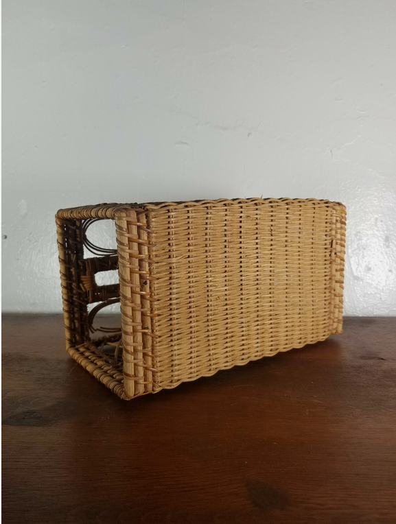 Wicker Rattan Tissue Box Cover